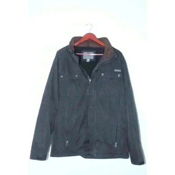 Rugged Elements Men's Trek Jacket Hidden Hoodie Fleece Lined Size X Large - Picture 1 of 16